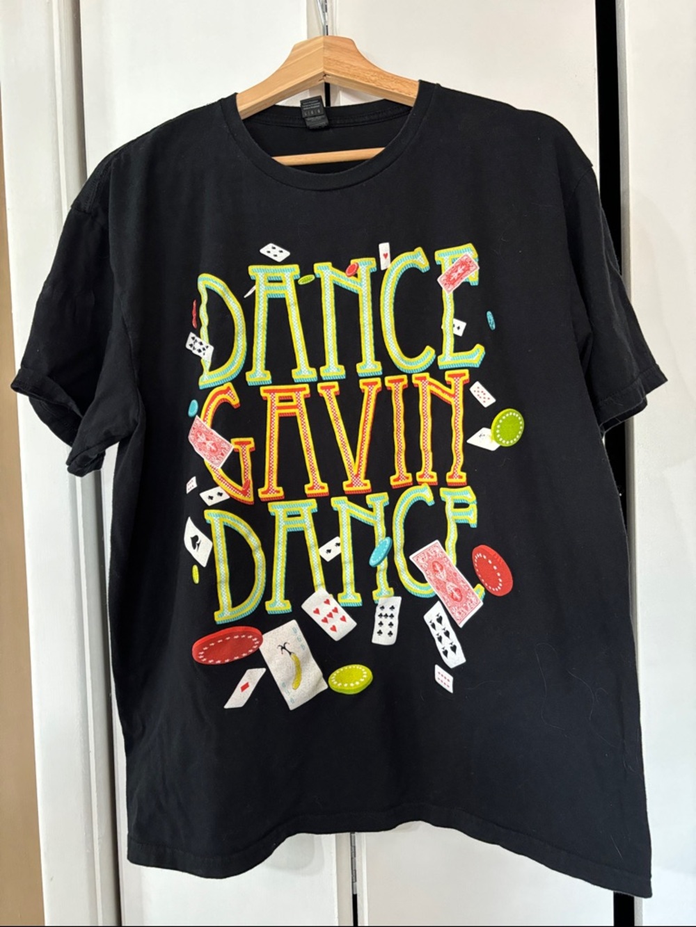 Mens Black 'Dance Gavin Dance' Graphic band tee